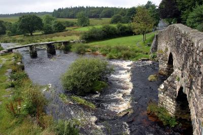 Postbridge clapper bridge 1