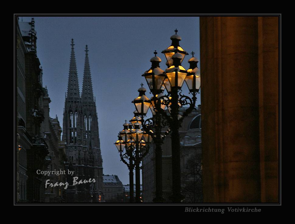 Rathaus-Votivkirche,Vienna