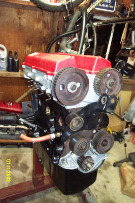 Sprockets and Valve Covers On