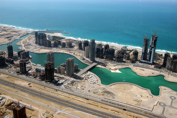 Dubai Marina and the Jumeirah Beach Residence
