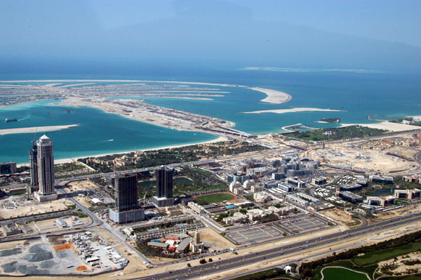 Dubai Marina and Palm Jumeirah