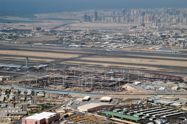 Terminal 3 construction site, Dubai International Airport