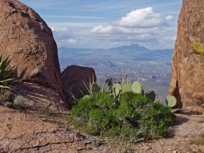 Four Peaks off in the distance