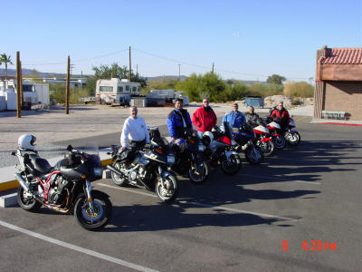 FJ's lined up in Ajo