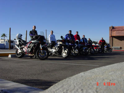Rattlesnake's view of a gaggle of FJ's