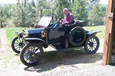 Roland and his 1913 Model T Roadster