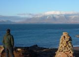 Cuillins Skye from Rum