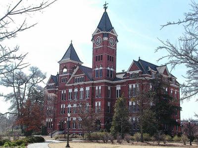 Samford Hall - Built in 1888 - Watercolor Effect