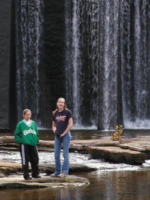 Desoto Falls - KD & Anna Below Dam