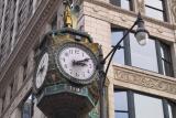 Clock At Wabash and Wacker