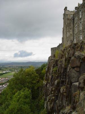 This view shows how difficult the Castle would be to gain access from this side.