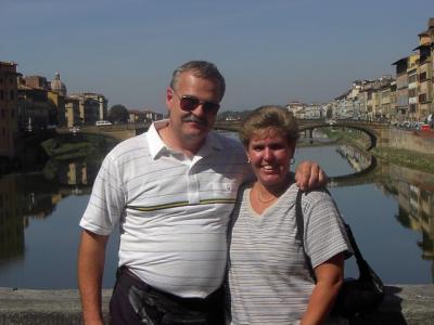 Dale and Cheryl, Florence, Italy