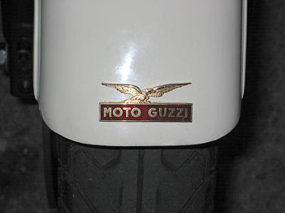 Guzzi Fender Badge