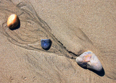 Sea Stones & Sand Patterns