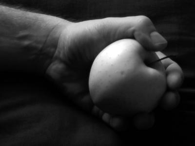 My Hand, My Apple  by Willie G. (effzee)