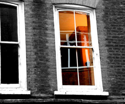 waldrobe in window