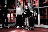 London kids....(these kids were appearing in a skate board video and gave me their permission to put this on the internet)