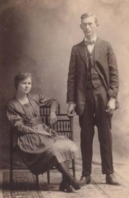 Robert F. Boyett & Ardelia Stewart (circa 1920)