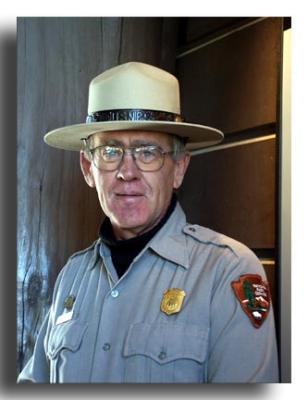The Norris Geyser Basin ranger, Yellowstone