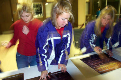 Tiger Girls Signing Posters
