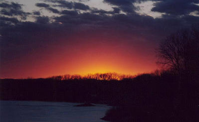 sunset 2 river 3-13-01