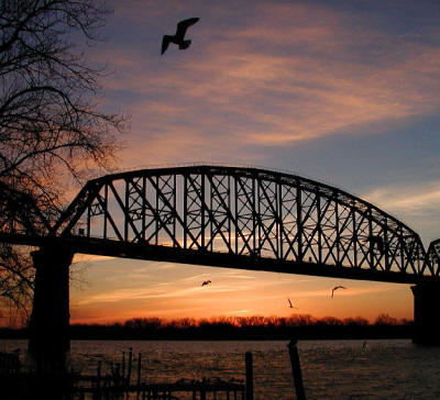 bridge sunrise 2-12-02