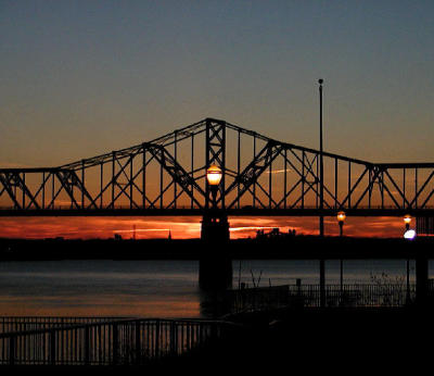 kennedy bridge sunset