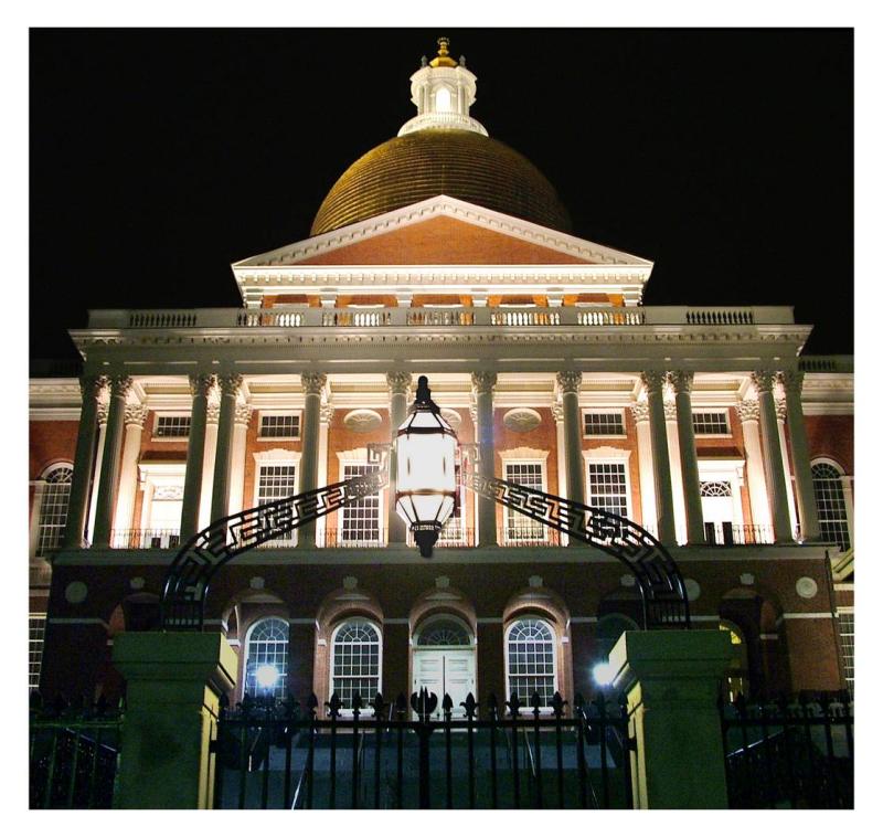 3/24: Massachusetts State House at Night