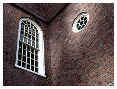 Detail from the Old South Meeting House, Downtown