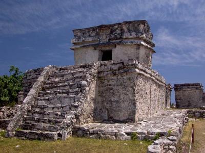One of the smaller temples at Tulum