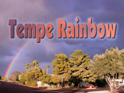 Rainbow Over Tempe Arizona