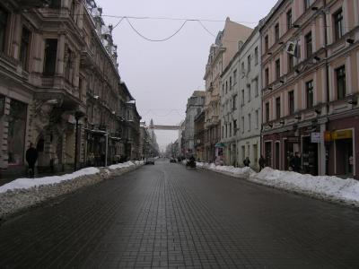 Winter Walk on Piotrkowska St.