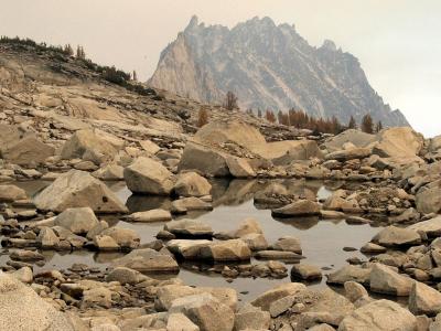 Smoke Above Prusik Peak