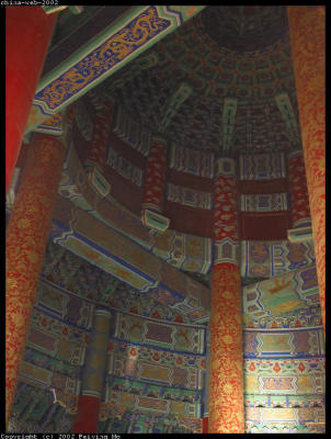 Interior of the Hall of Prayer for Good Harvest