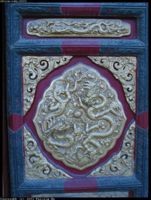 Dragon Decorated Door