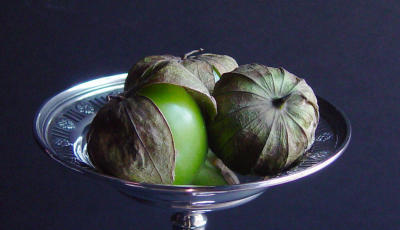 Tomatillos on Silver