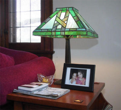 Prairie style table lamp