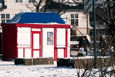 kiosk in Torshavn center