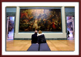 Staring at Rubens painting