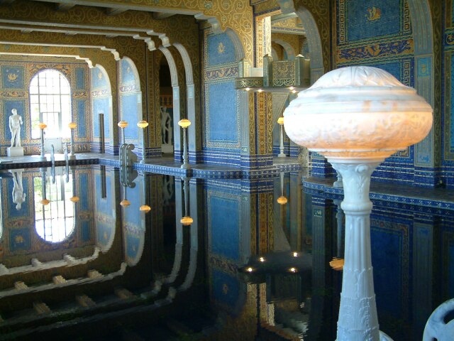 Swimming pool at Hearst Castle