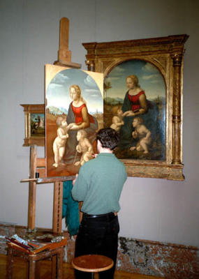 Painting in the Louvre