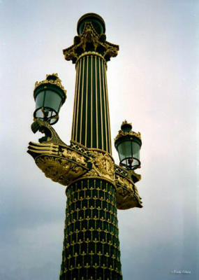 Paris lamppost