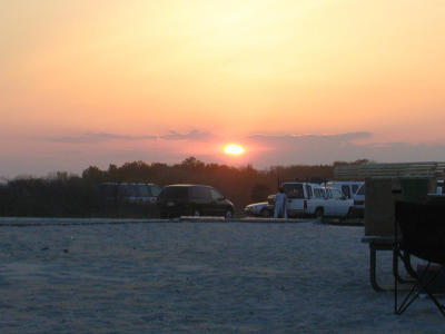 Playa Del Fuego sunset, Assateague isl. MD, July 4, 2001