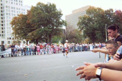 Spirit of St. Louis Marathon, St. Louis, Missouri. October 2001