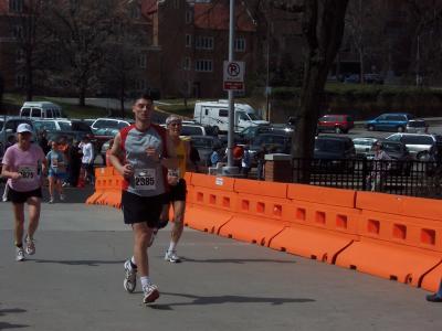 Down the final chute to the Stadium entrance