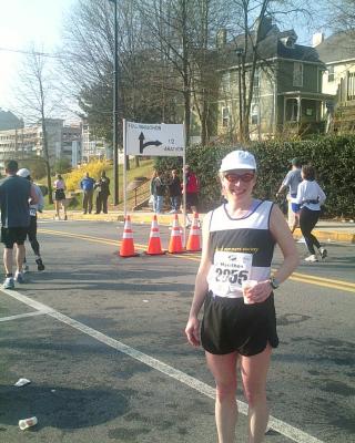 Jennifer Browning - fellow Dead Runner. We encountered on the course and then ran together for about 7 miles