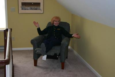 New Furniture and Bev's Office