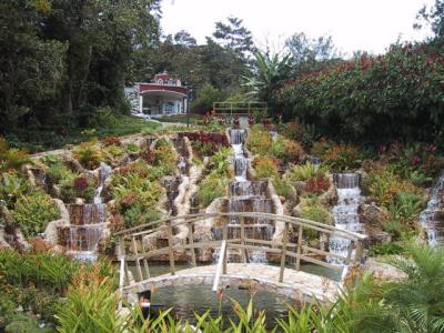 Restaurant waterfall