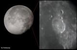 like the eso-vlt (very large telescope) moon shot
this is my hight power (157x) shot of a crater