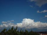 Cumulus over the San Gabriels